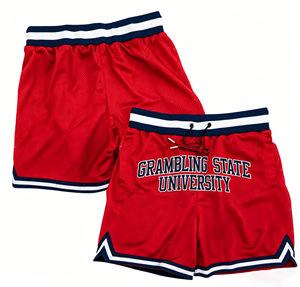 Retro bedrukte ademende zomerbasketbalshorts Throwback Vintage Mesh Team Uniform Street Fashion - Product Image 4