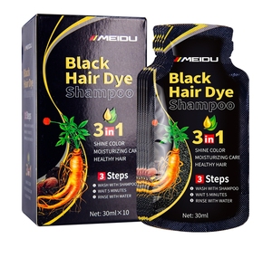 Tinte Capilar Negro Herbal Meidu Sin Amoníaco - Product Image 1
