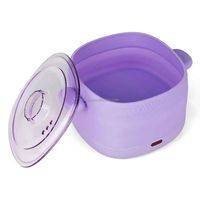 Vente chaude Léger Mini Pot De Cire En Silicone Facile à Transporter Pliable Épilation Cire Bol Thermostat Électronique pour L'épilation Du Corps
