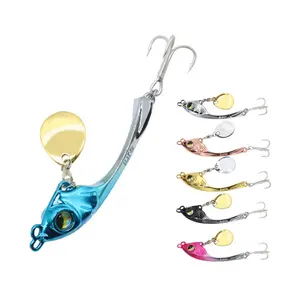 ORJD Rooster Tails Fishing Lures Metal VIB Tremor Sequins Trout Spinners Fishing Baits
