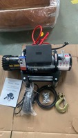 Treuil électrique 12V 24V 48V robuste pour véhicule, treuil à câble métallique de 2000 à 20000 LBS pour le sauvetage de camions et remorques tout-terrain
