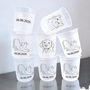 ขวดพลาสติกใส่น้ำเย็นรูปทรงไข่หมี ขนาด 16 ออนซ์ 14 ออนซ์ สำหรับเครื่องดื่มสร้างสรรค์ พร้อมฝาปิด สำหรับกาแฟเย็น - Product Image 1