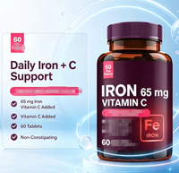 Tablet Besi dan Vitamin C Grosir OEM untuk Mendukung Anemia dan Kesehatan Imunitas Tersedia dalam Stok