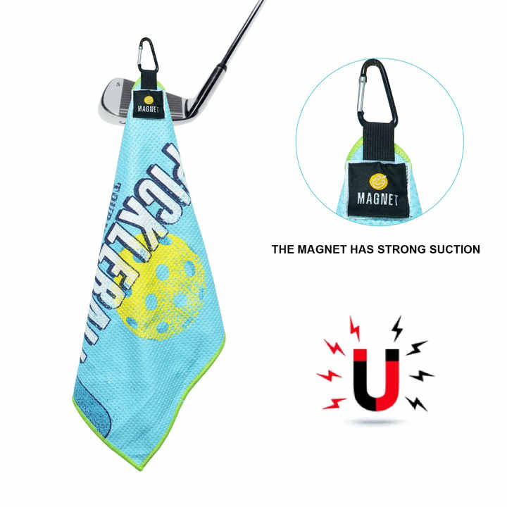 Low MOQ High Quality Waffle Golf Towel Custom Printed Golf Towel With Strong
