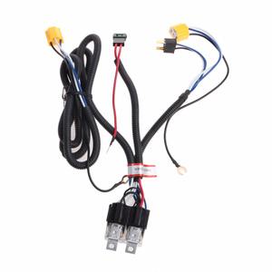 Lampu Depan Auto 2 H4, Bola Lampu Keramik Colokan Soket H4 Kit Harness Relai - Product Image 1
