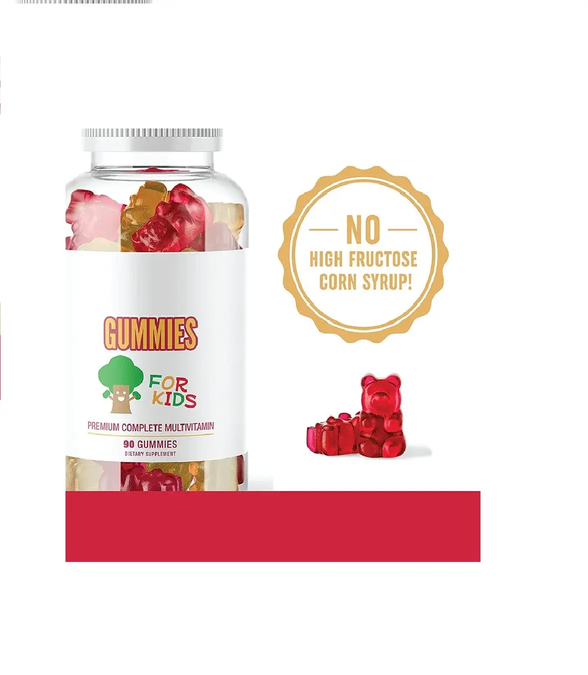 Komple multivitamin gummies şeker çocuklar için büyüme bakımı vitamini sağlıklı takviyesi