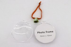 Kerst DIY cadeau, transparante foto-bal van plastic, hangende kerstversiering, feestartikelen, decoratie - Product Image 6