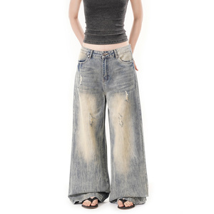 <span class=keywords><strong>Pantalon</strong></span> cargo en jean <span class=keywords><strong>kaki</strong></span> ample et droit pour <span class=keywords><strong>femme</strong></span>, respirant, <span class=keywords><strong>taille</strong></span> <span class=keywords><strong>haute</strong></span>, style streetwear décontracté - Product Image 1