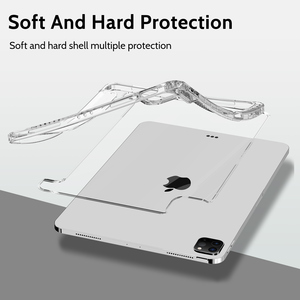 Hot Bán Trong Suốt Acrylic <span class=keywords><strong>Silicone</strong></span> Da Trường Hợp Với Khe Cắm Bút Trường Hợp Máy Tính Bảng Cho iPad Không Khí 4/5 10.9/ Pro 11 Máy Tính Bảng Bao Gồm Trường Hợp - Product Image 4