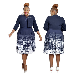 Traje de Negocios Africano de Kenia, Traje de Dos Piezas para Mujer - Product Image 1