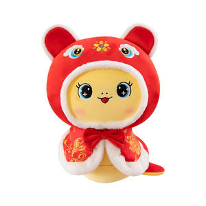 2025 Venta caliente nuevos modelos Año de la mascota de la serpiente dibujos animados Zodiaco serpiente muñeca actividad regalo juguetes de <span class=keywords><strong>peluche</strong></span> puede hacer logotipo al por mayor - Product Image 1