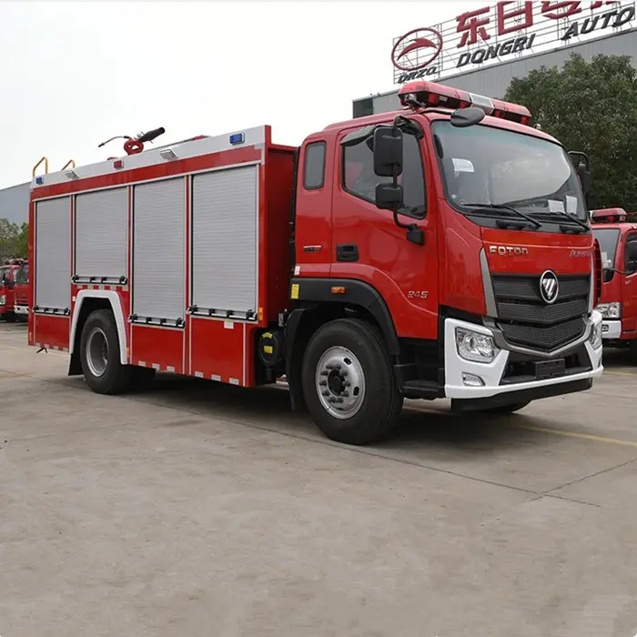 5000 liter 6m3 water tank firetruck FOTON new fire truck
