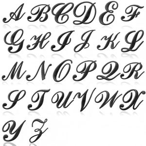 Nouvelle broderie thermocollante style script, lettres blanches, noires et bleues, patch pour la décoration de sacs, vêtements et chapeaux - Product Image 2
