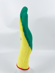 Guantes de Trabajo Recubiertos de Látex Verde, Antideslizantes y Duraderos, Guantes de Seguridad con Marca Personalizada - Product Image 4