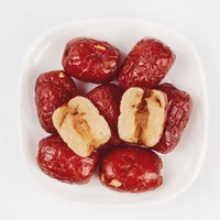 Jujubes Rojos Dulces Secos Orgánicos de China, Certificados HACCP, Snacks Saludables FD, Empaquetado al por Mayor, Marca Zhaozhen, 1 kg, Ovalados, 12 Unidades