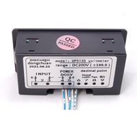 Up5135 Analog Voltmeter DC 1.999V-500V 0.5%fs Kelas Akurasi Panel Meter