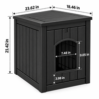 Meubles pour chats d'intérieur, maison pour chat cachée avec un design moderne, matériau PP, lit pour animaux de compagnie, vente en gros