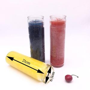 Fuyun Bolin, superventas, velas de iglesia de larga duración, velas de oración Vigile ardientes de 7 días, bastones de Velas Cilíndricas de aromaterapia - Product Image 4