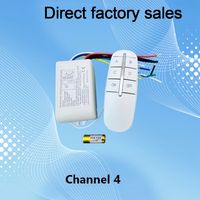 Interruptor de Control Remoto Inalámbrico Inteligente RF de 220V 10A con Alcance de 30m-100m, Alimentado por Batería para Sistema de Hogar Inteligente