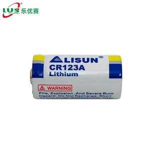 بطارية Limno2 بطارية ليثيوم 3 فولت Cr 123A cr17340 mAh 3 V بطارية خلية أسطوانية 123