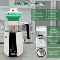 En stock : Machine à décacbroyler et infuser les herbes 350 ml, extracteur botanique domestique pour plantes, machine à infuser les huiles et les teintures