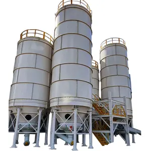 Silo di cemento da 20 tonnellate di silo di cemento mobile impianto di betonaggio orizzontale
