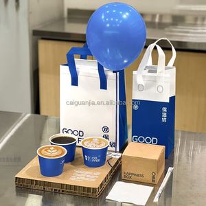 Sac isotherme spécial jetable en non-tissé pour la restauration, le café au lait, la pâtisserie, avec doublure en aluminium - Product Image 1