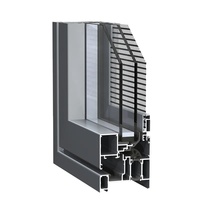 Ventanas de Aluminio Personalizadas con Doble Acristalamiento, Antirrobo, Diseño Moderno y Simple, Marco Estrecho, Ventanas Abatibles para Balcón