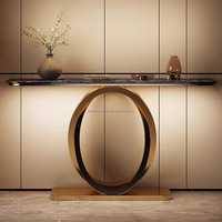 Meubles de salon, table console miroir de luxe pour couloir, tables console modernes pour la maisonavec table console de rangement