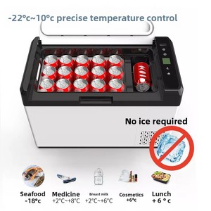 <span class=keywords><strong>Réfrigérateur</strong></span> de voiture à compresseur de 25 litres pour camions, compatible 12V/24V, double usage pour voiture et maison - Product Image 2