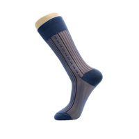 Chaussettes habillées en nylon jetables écologiques pour hommes, couleur unie, respirantes, séchage rapide, pour l'été, style business, avec revers transparent, vente en gros