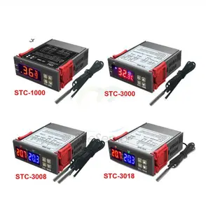 STC-1000 STC-3000 STC-3008 STC-3018 СВЕТОДИОДНЫЙ Цифровой температурный контроллер термостат терморегулятор инкубатор 12V 24V 110V 220V