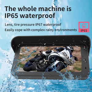 6.25 inch xách tay GPS navigation hiển thị Carplay không thấm nước kép máy ảnh TPMS Cảm biến áp suất lốp Android hệ thống tự động cho - Product Image 6