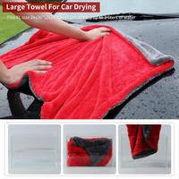Serviette de séchage pour voiture en microfibre à boucles torsadées de haute qualité, grande taille 60x90cm, séchage rapide, pour le lavage et le nettoyage des voitures
