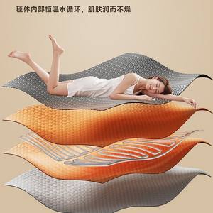 Couverture chauffante électrique Huadn 1,8x2,0m, température constante intelligente, chauffage rapide, circulation d'eau - Product Image 3