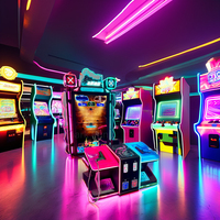 Funpark Amusement Machine Simulator Jeux d'arcade de tir Jeux à pièces