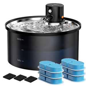 Bebedero Inalámbrico para Perros y Gatos, con Batería, Dispensador Automático de Agua para Mascotas de 3.2 Litros, Sensor de Movimiento, Uso en Interiores - Product Image 1