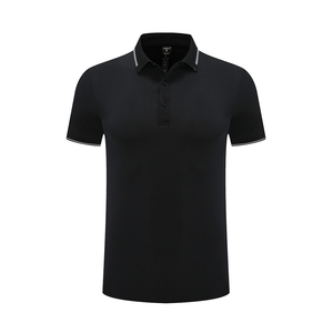 Kaos Polo Golf Pria Lengan Pendek Logo Custom Cepat Kering Bernapas Elastisitas Tinggi Spandex Atasan Olahraga Tenis Grosir - Product Image 3
