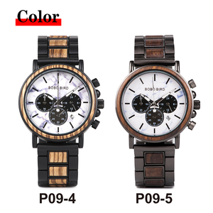 Consegna Rapida <span class=keywords><strong>Orologio</strong></span> di Lusso in Legno per <span class=keywords><strong>Uomo</strong></span> Cronografo al Quarzo alla Moda con Funzioni Personalizzate in <span class=keywords><strong>Elegante</strong></span> Confezione Regalo in Legno - Product Image 5