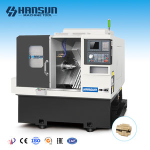Centro de torneado CNC digital HANSUN HS-6Y con husillo único de 6 pulgadas, de servicio medio, alta rigidez, con fresado en 4 lados y 4 extremos. - Product Image 1