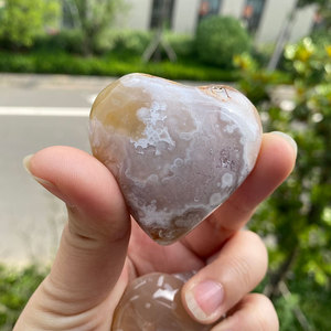 Venta al por Mayor <span class=keywords><strong>de</strong></span> <span class=keywords><strong>Corazones</strong></span> <span class=keywords><strong>de</strong></span> Cristal <span class=keywords><strong>Naturales</strong></span>, <span class=keywords><strong>Corazones</strong></span> <span class=keywords><strong>de</strong></span> Ágata con Forma <span class=keywords><strong>de</strong></span> Flor <span class=keywords><strong>de</strong></span> Cerezo para Decoración - Product Image 5