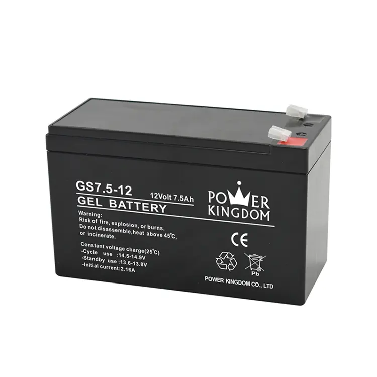 offline ups for personal computer battery with Gel or Normal 12v7.5ah 7ah 7.2ah series battery