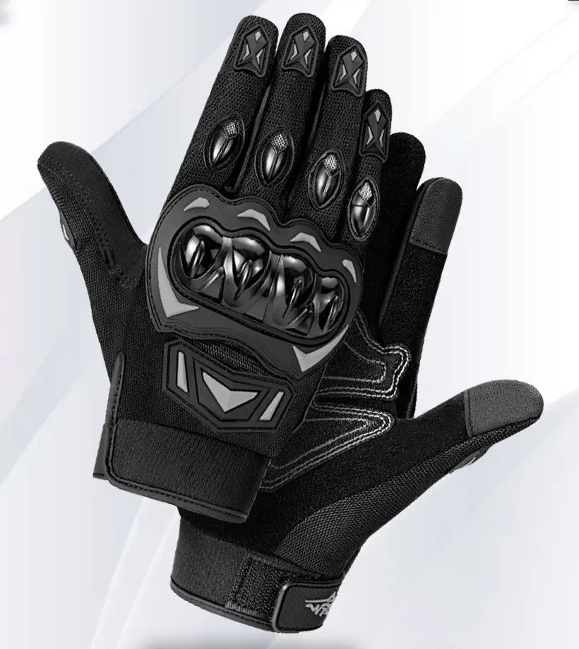 Factory Applies All Seasons Touchscreen Full Finger Knuckle Protection Anti Slip Motorcycle Racing Gloves