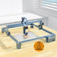 Graveur laser SCULPFUN S9 5,5W avec zone de gravure de 410*420 mm, précision élevée de 0,08 mm, spot comprimé ultra-fin de 0,06 mm