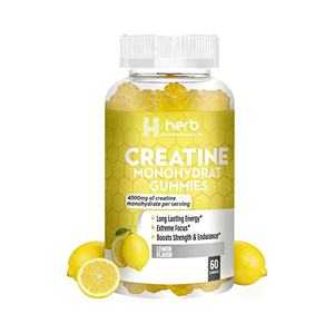 Complément alimentaire énergétique en gommes pré-entraînement à marque privée OEM/ODM avec créatine monohydrate, stimule la force et l'endurance - Product Image 1