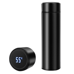 Botella de agua inteligente de acero inoxidable con aislamiento al vacío de termo de 500ml con Infusor de filtro - Product Image 1