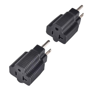 Linh hoạt và thuận tiện phong cách Mỹ, một mảnh tiêm đúc NEMA 5-15p để 6-20r chuyển đổi cắm với 14awg dây nội bộ - Product Image 4