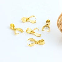 Boucle de graine de melon en acier inoxydable à la mode de Offres Spéciales de haute qualité avec anneau pour la fabrication de bijoux à bricoler soi-même accessoires et résultats