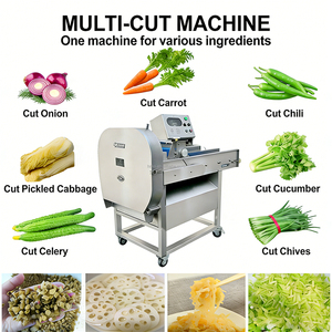Stainless Steel Commercial Chili <b>Chopper</b> Automatic Green Pepper Slicing Machine Fresh Pepper Dicer <b>for</b> Restaurant Catering - Product Image 4