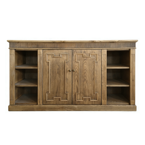 American Country Solid Wood <strong>Buffet</strong> - Dual-Purpose Storage Cabinet for Living &amp; Dining Room - Product Image 1